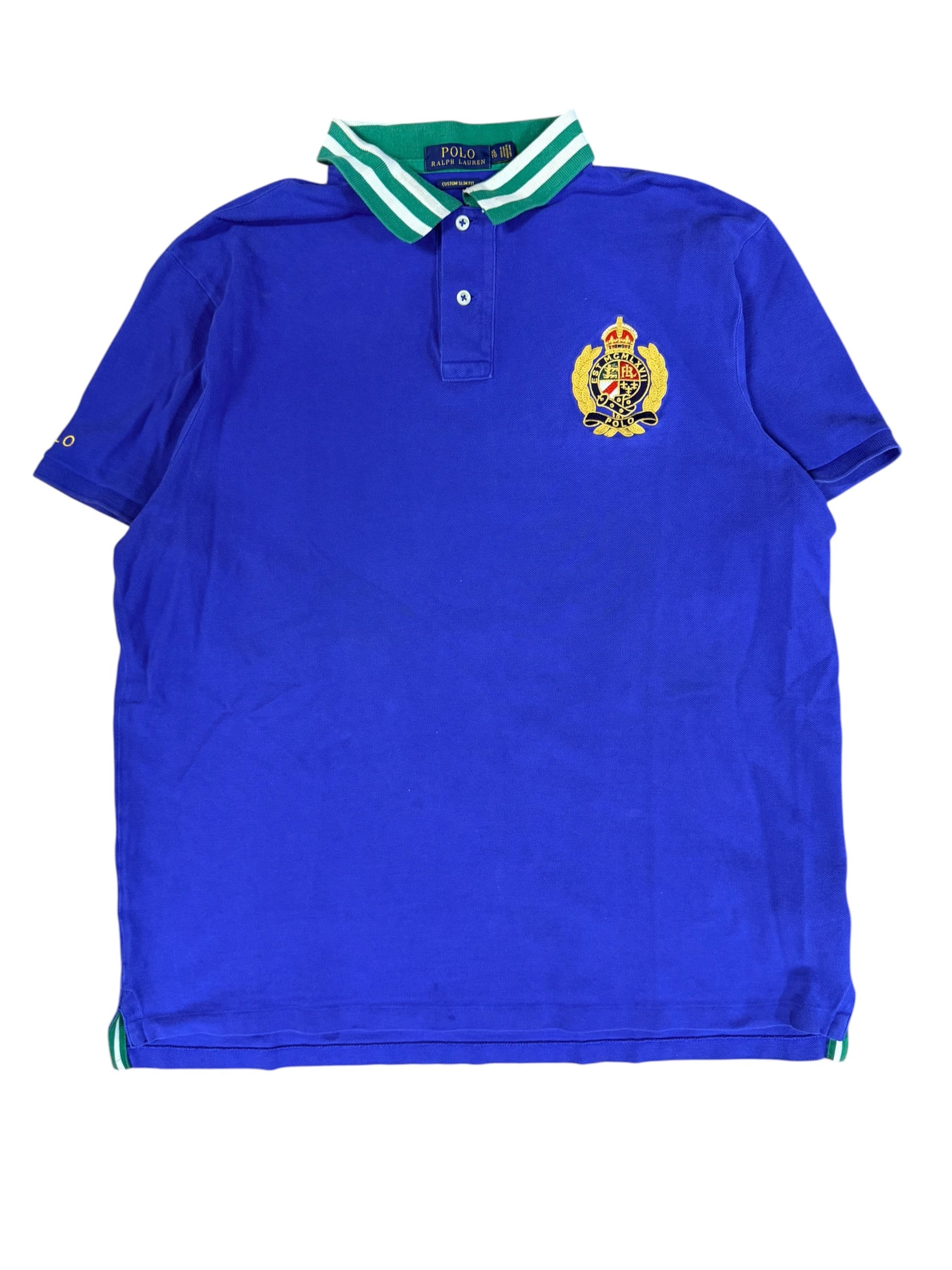 Vintage 2000s Blue Big Pony Polo Shirt Large