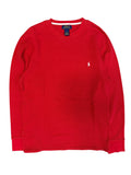 Vintage 2000s Red Polo Long Sleeve Thermal Shirt Large