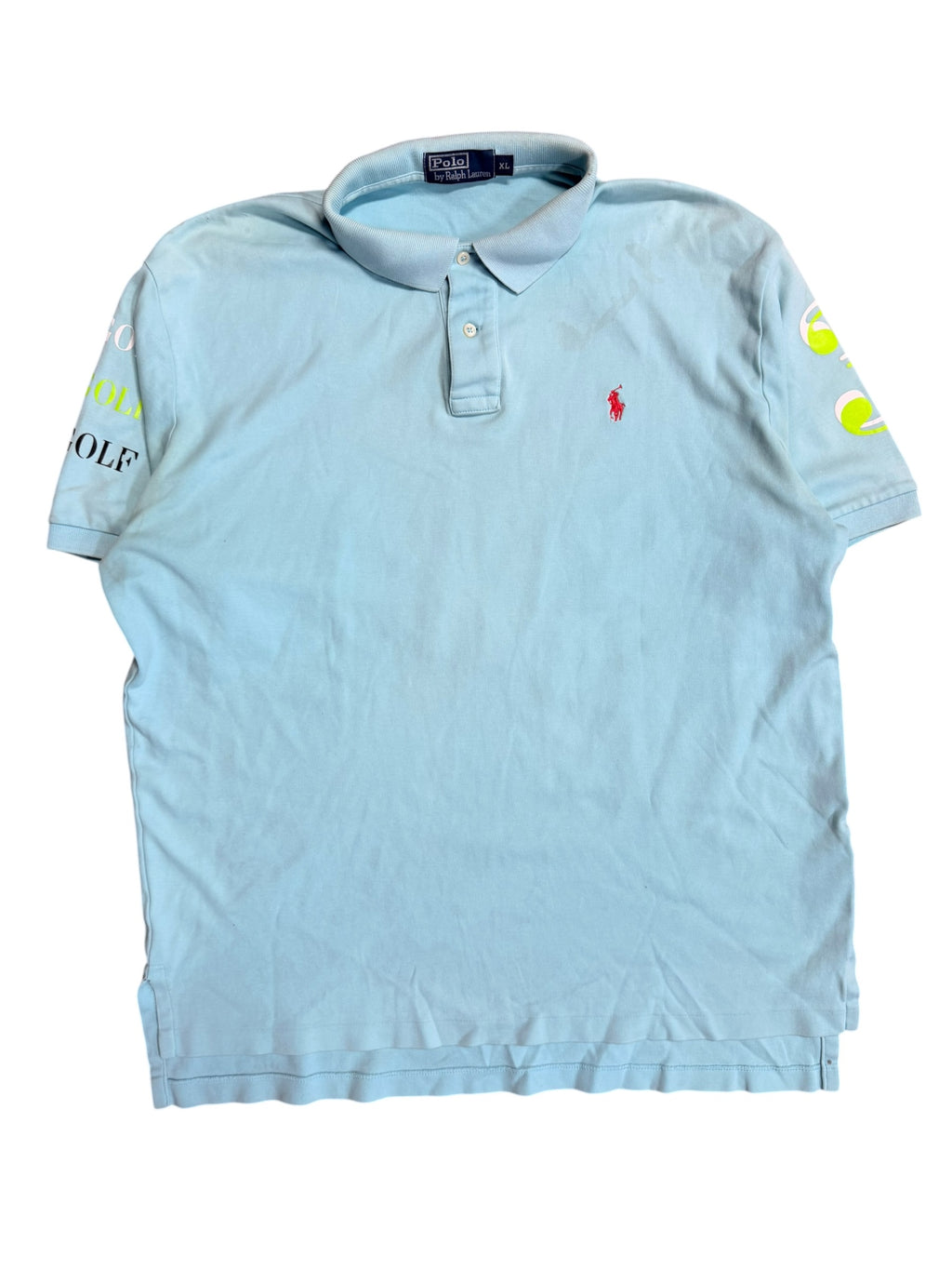 Vintage 2000s Graphic Polo Button Up Shirt XL