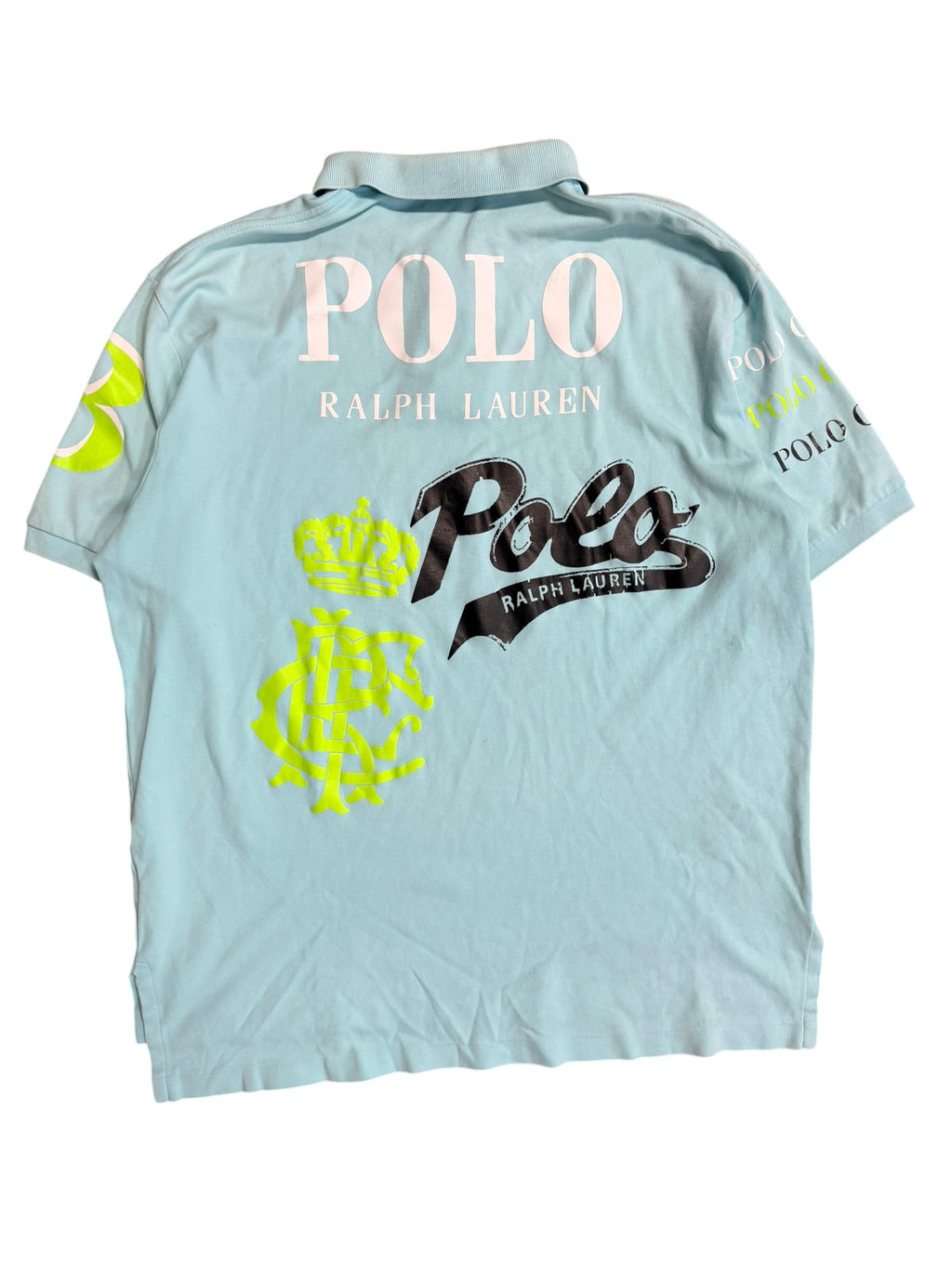 Vintage 2000s Graphic Polo Button Up Shirt XL