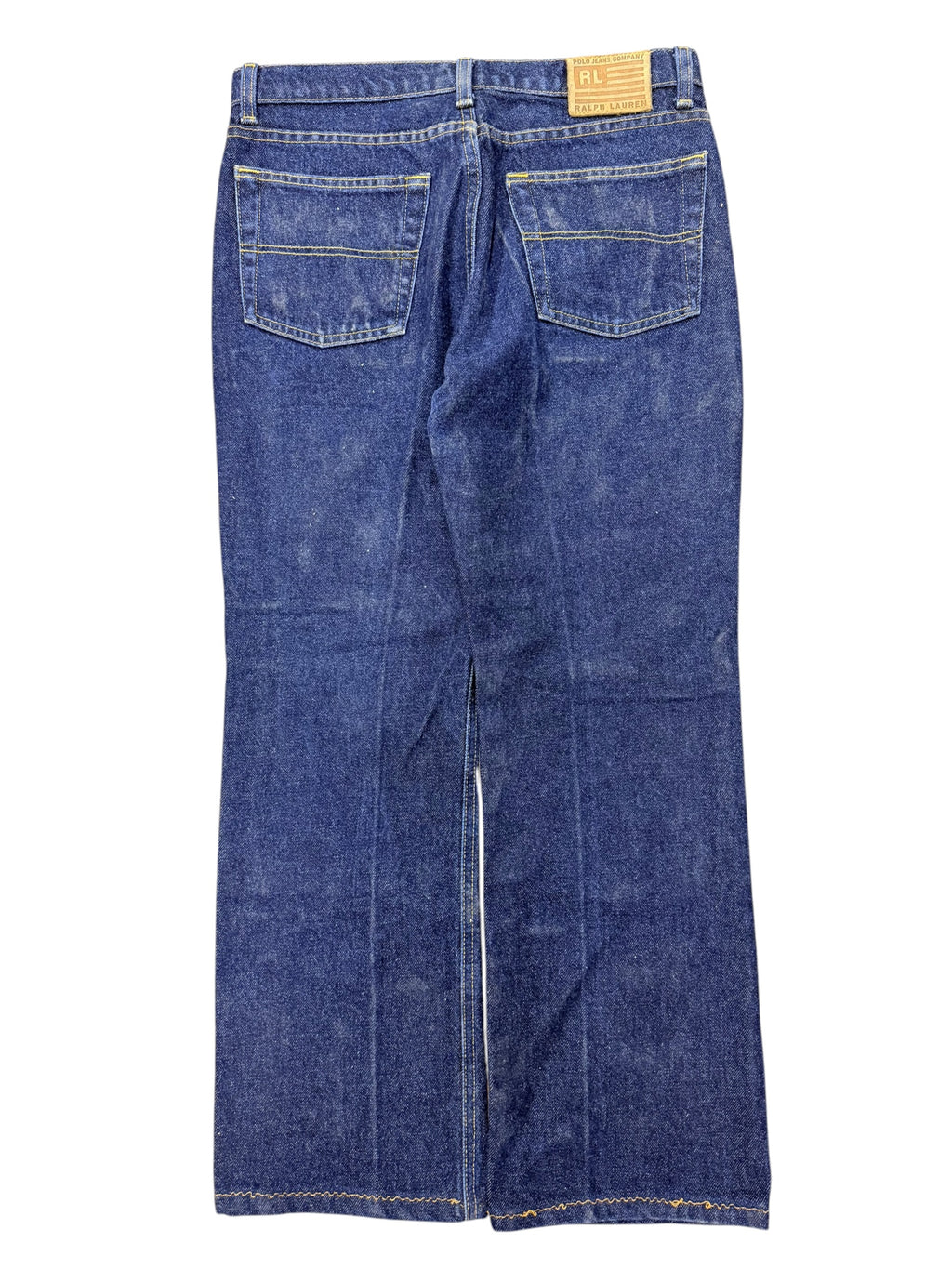 Vintage 2000s Polo Navy Blue Denim Pants Womens 8
