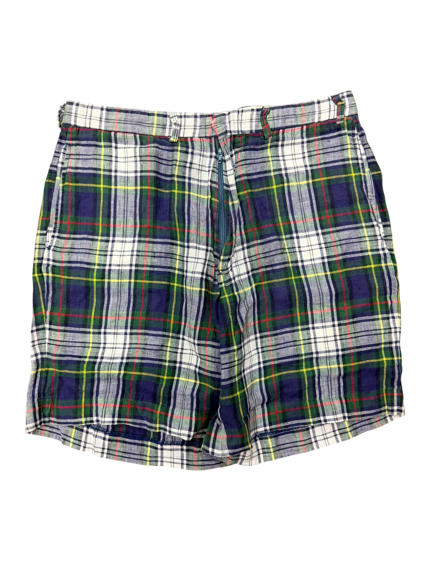 Vintage 1990s Polo Flannel Shorts 34W
