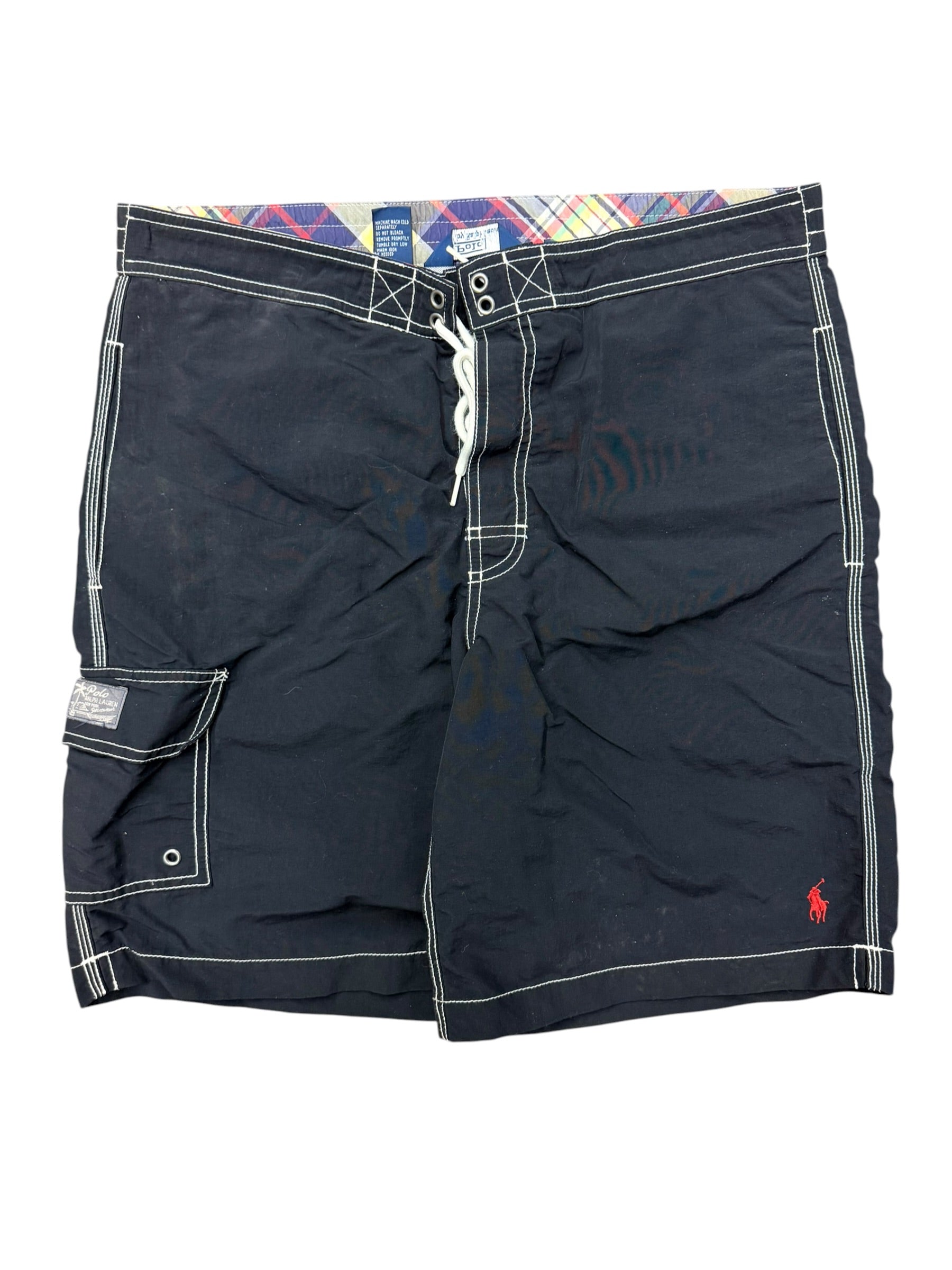 Vintage 2000s Polo Black Shorts Small