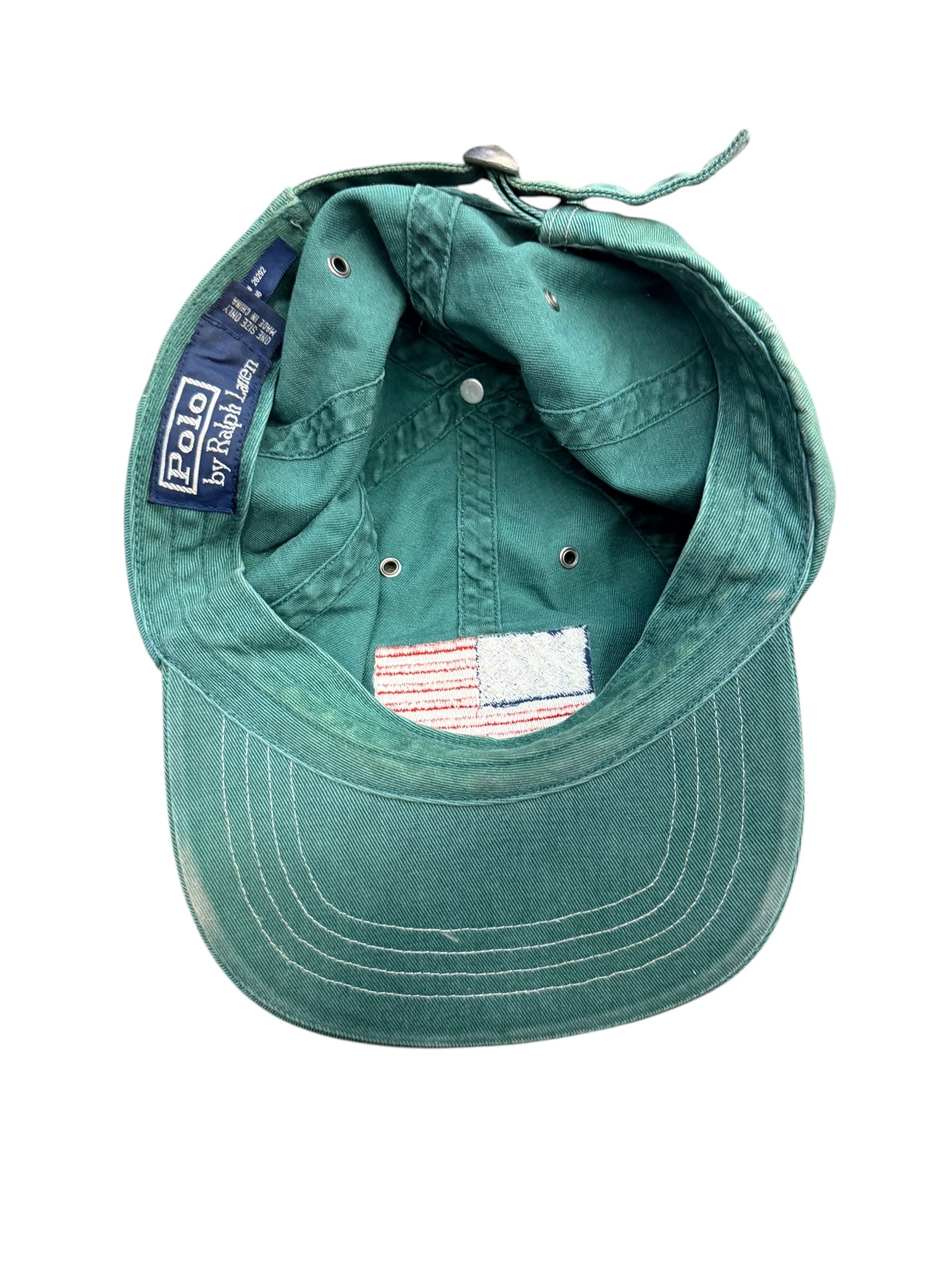 Vintage 1990s Polo USA Flag Hat