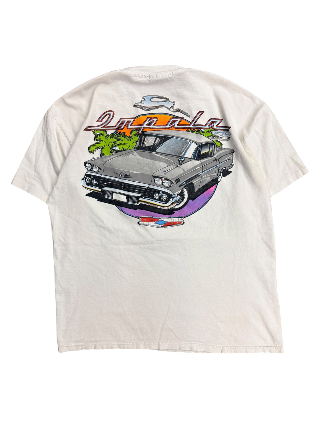 Vintage 1990s 58’ Impala Graphic Shirt Large