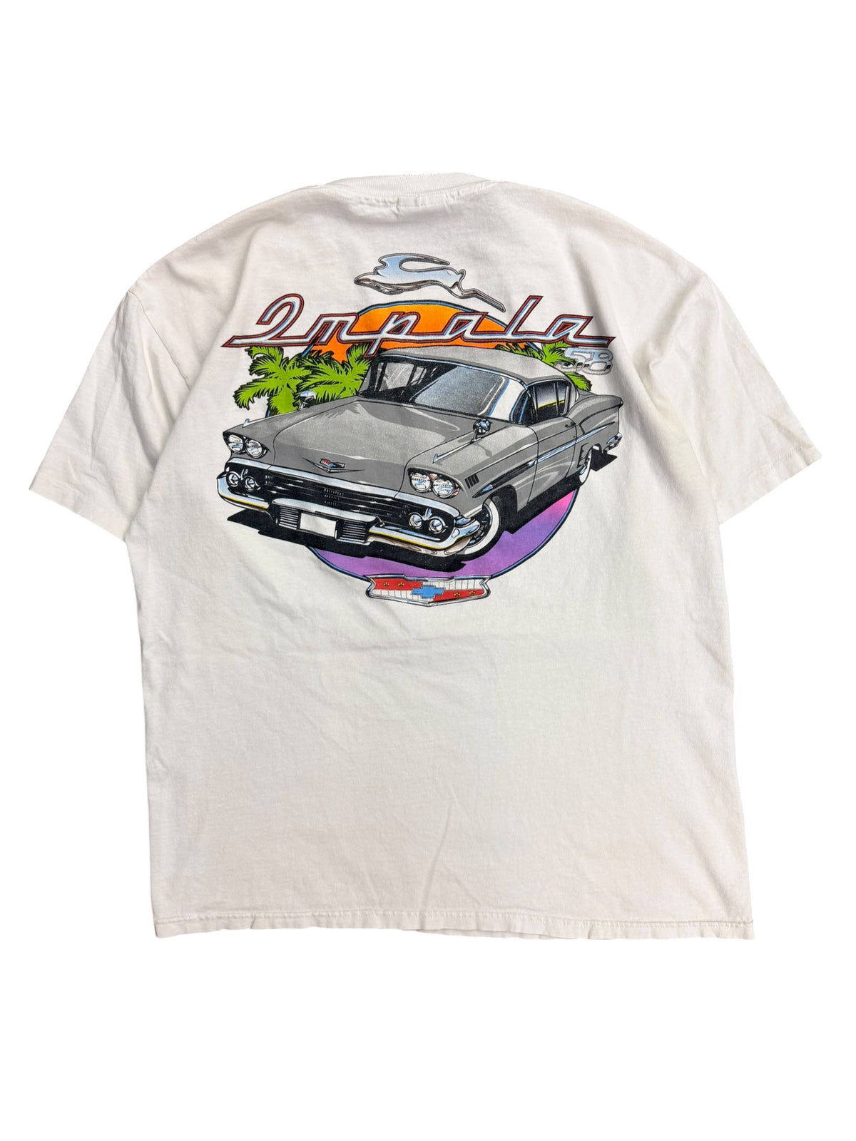 Vintage 1990s 58’ Impala Graphic Shirt Large