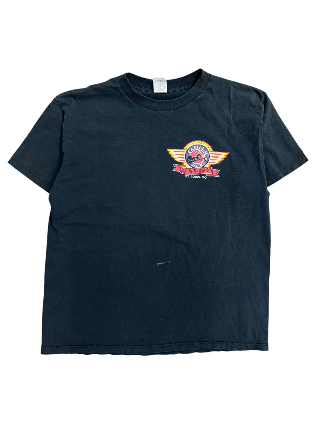 Vintage 2000s Cadillac Jacks Rat Ride Motorcycle Shirt XL