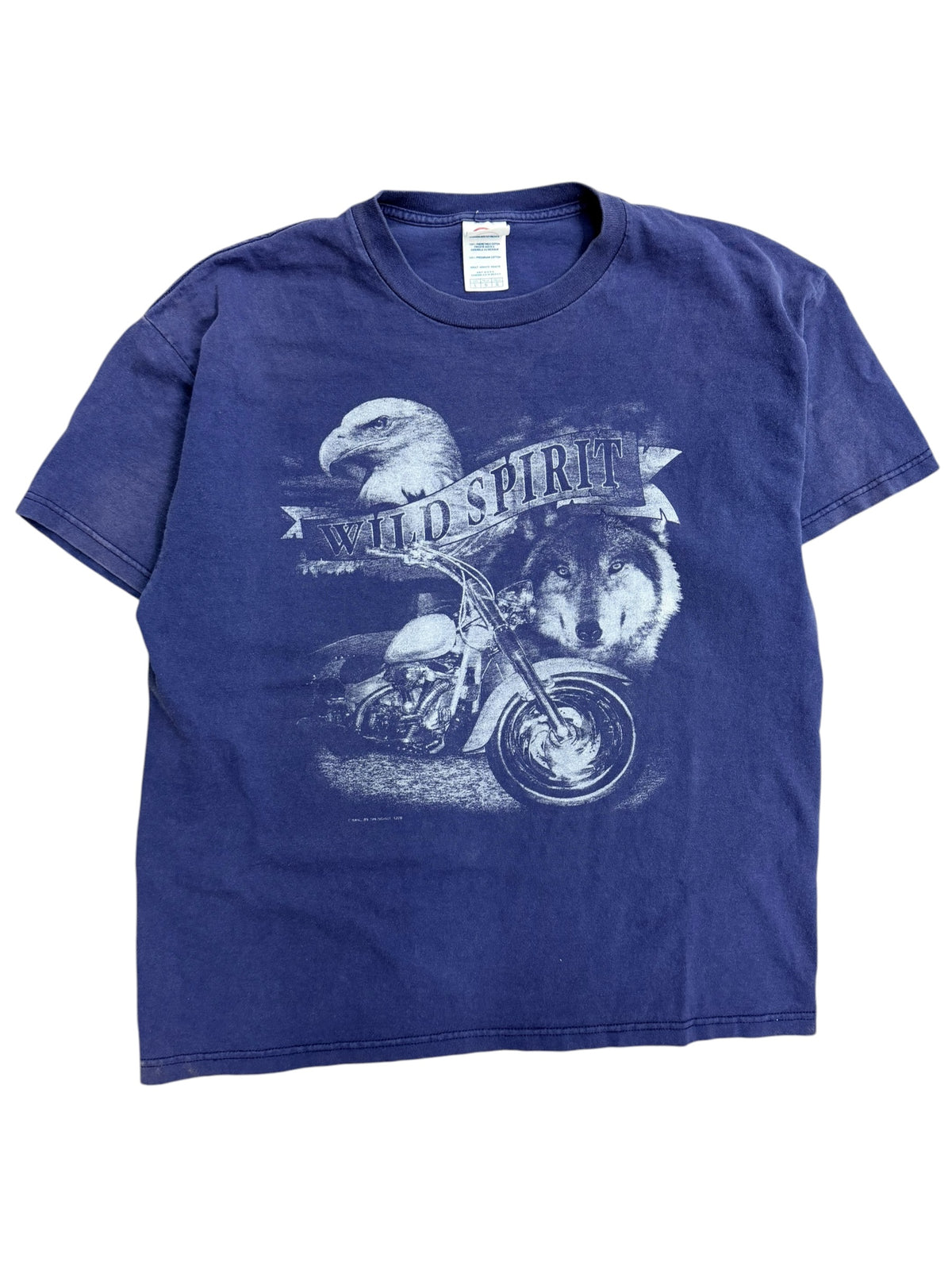 Vintage 2000s Wild Spirit Motorcycle Shirt Large