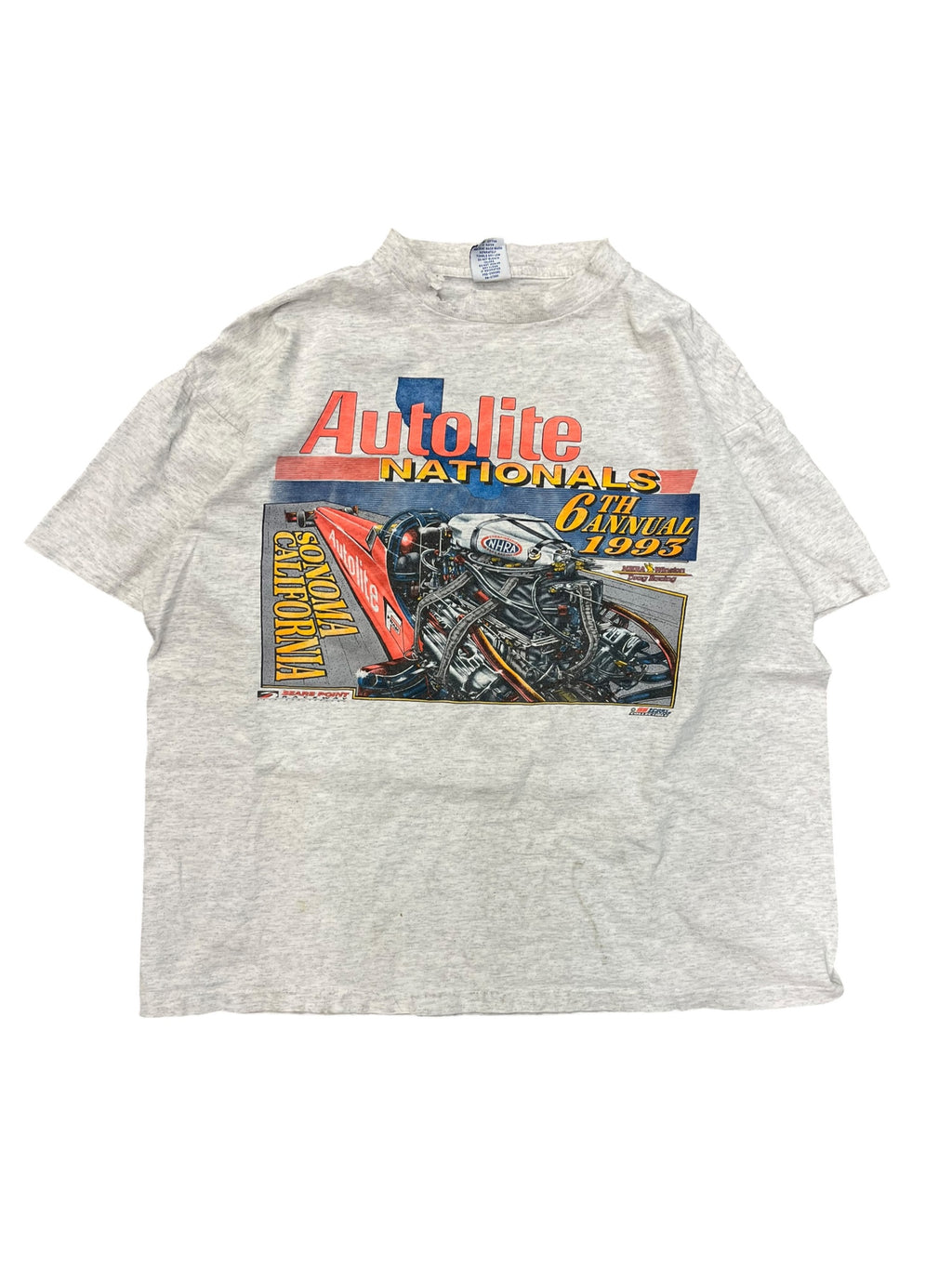 Vintage 1990s Autolite Nationals Racing Shirt XL