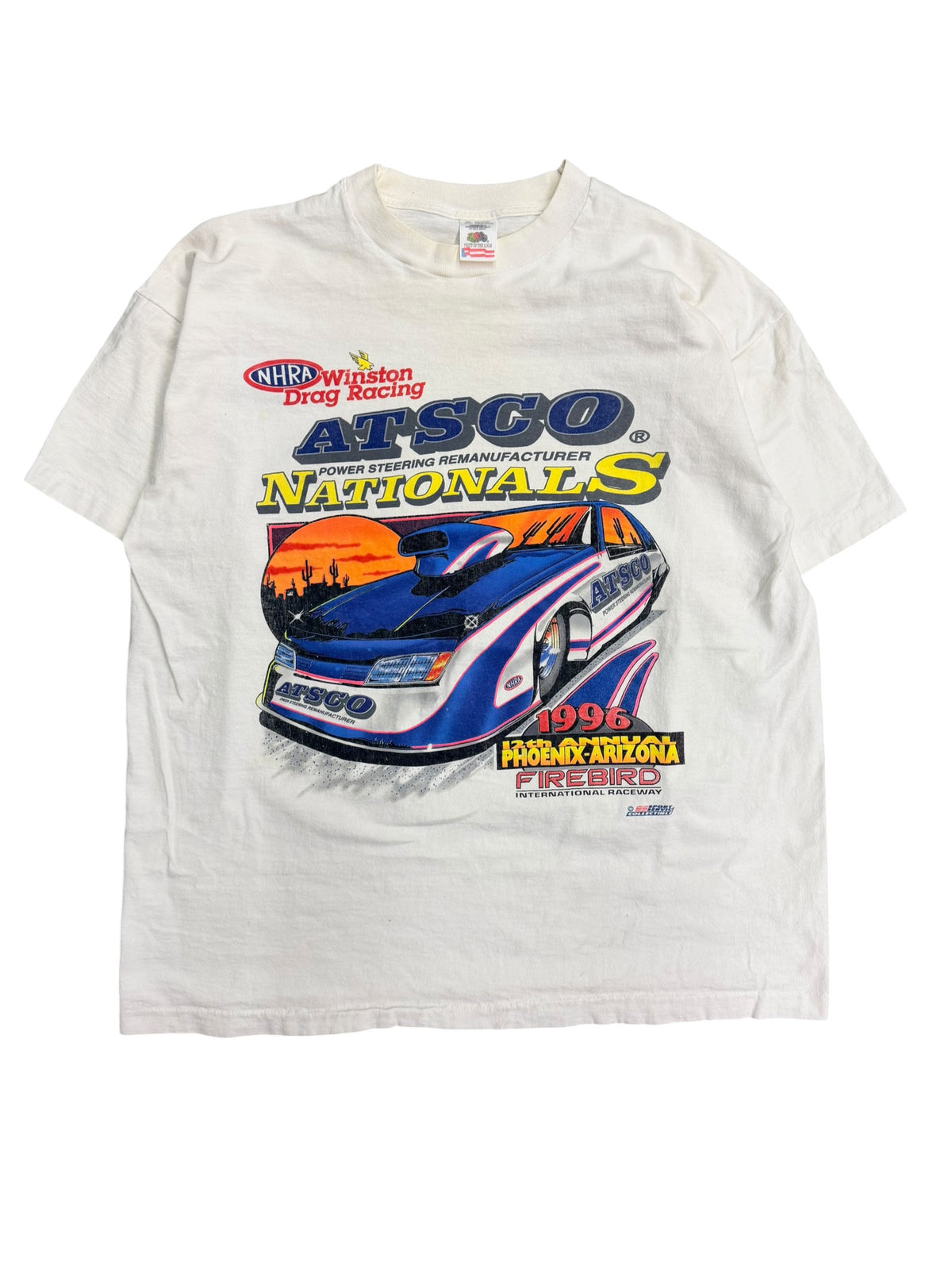 Vintage 1990s Atsco Nationals Racing Shirt Large