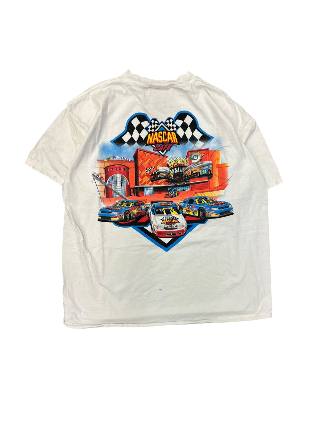 Vintage 1990s Las Vegas Nascar Cafe Racing Shirt 2XL