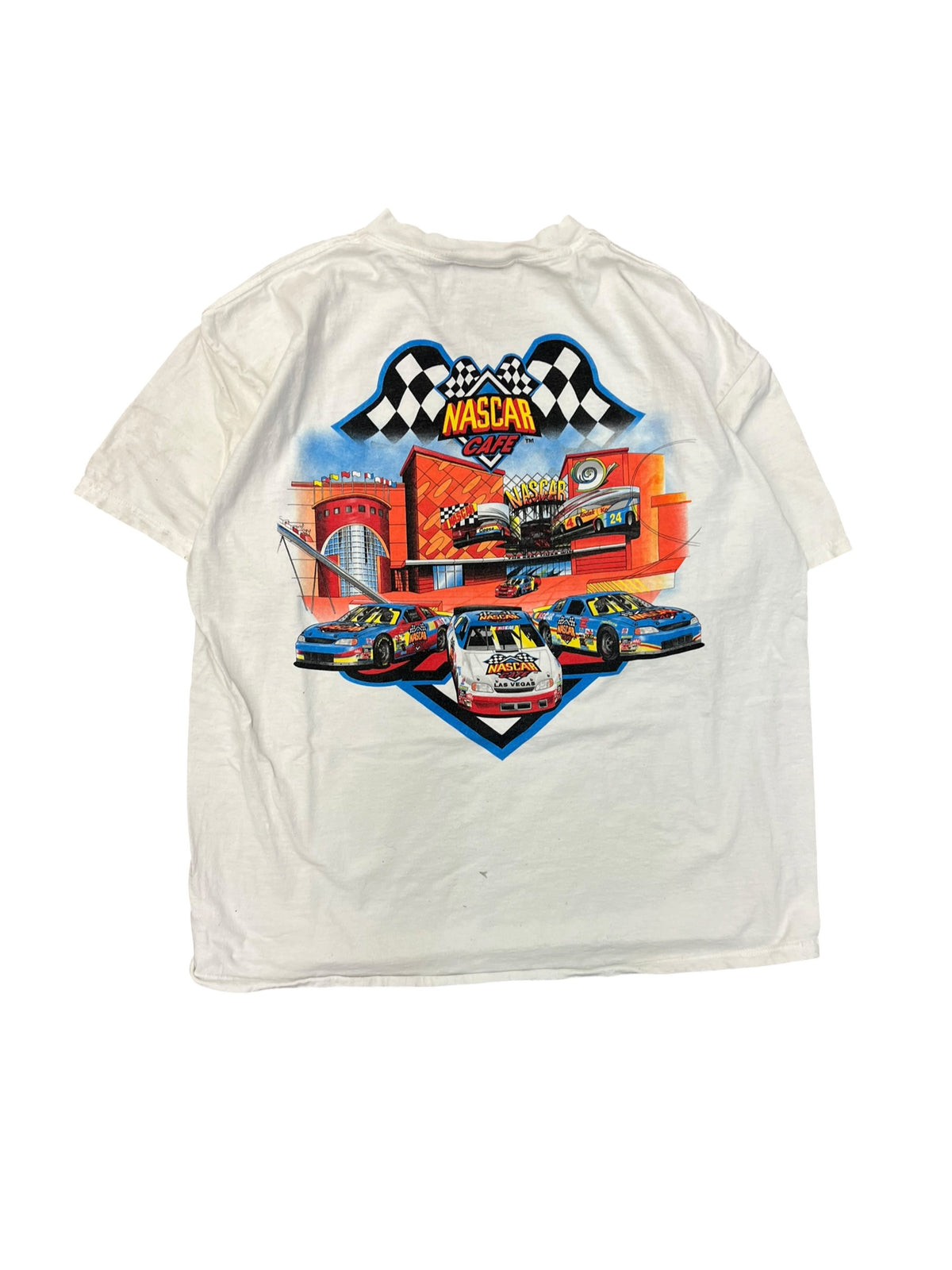 Vintage 1990s Las Vegas Nascar Cafe Racing Shirt 2XL