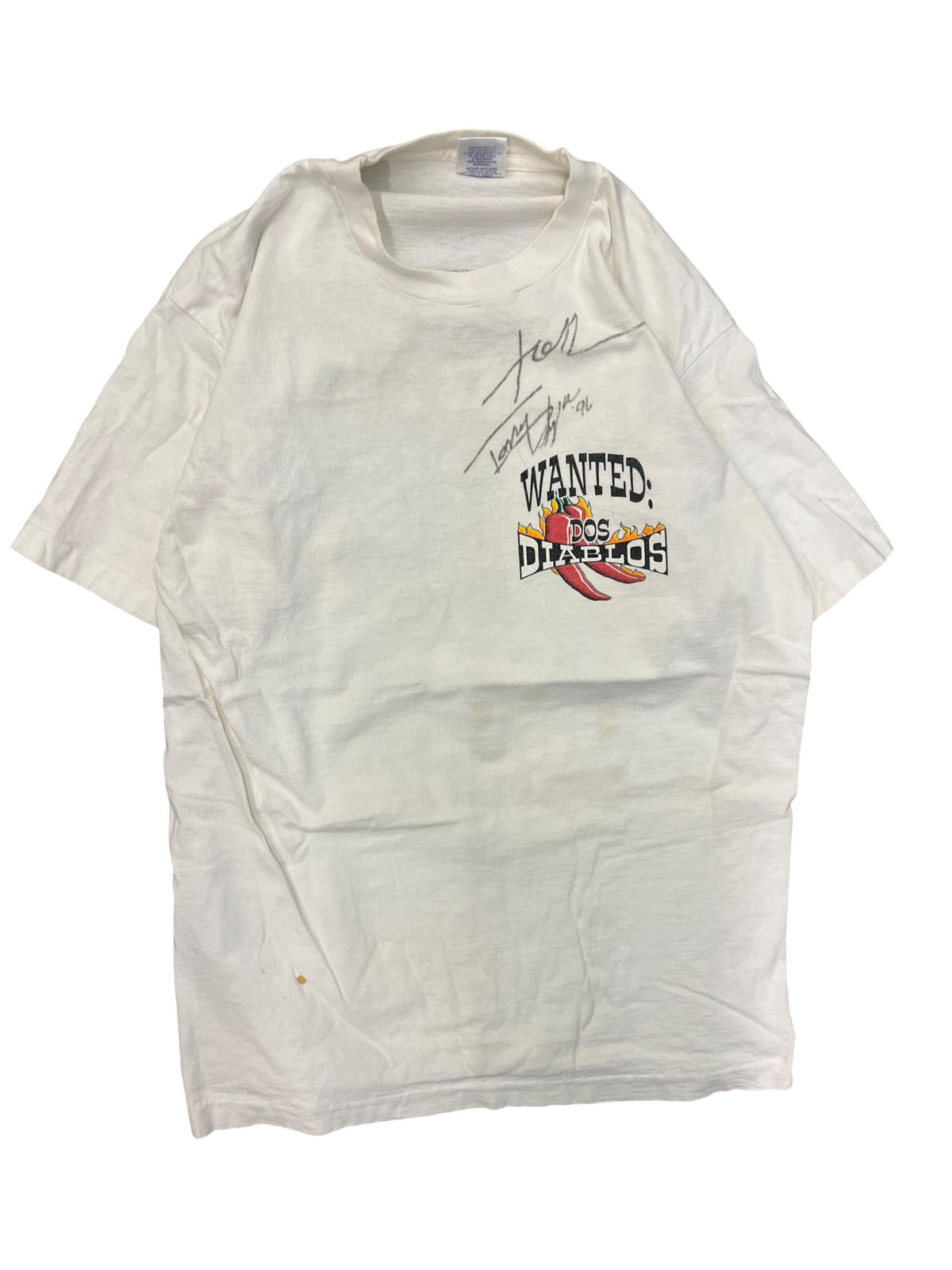 Vintage 1990s Dos Diablos Racing Shirt Large