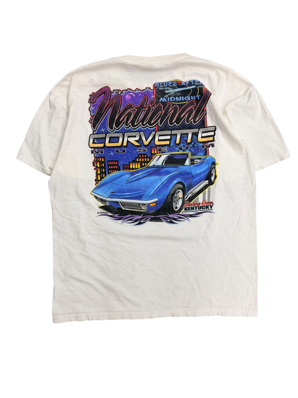 Vintage 1990s Corvette National Museum Shirt XL