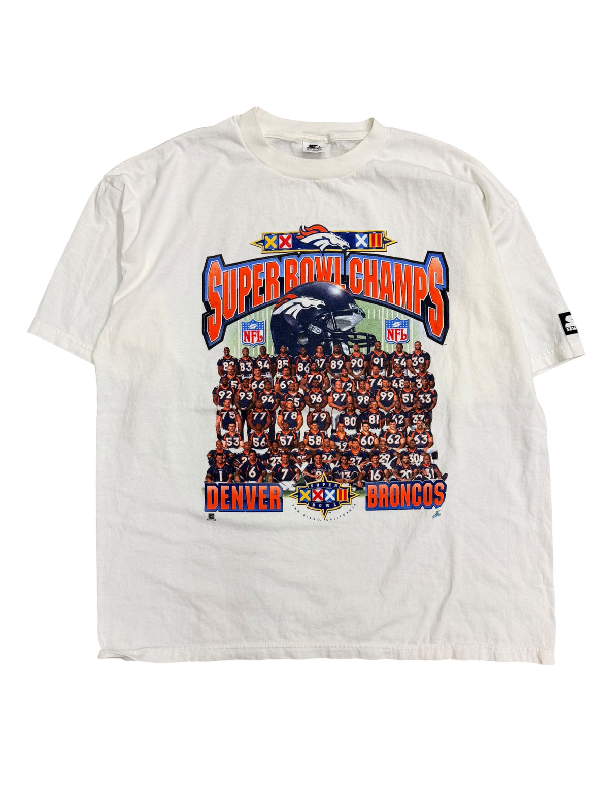 Vintage 1990s Denver Broncos Super Bowl Champs Shirt XL