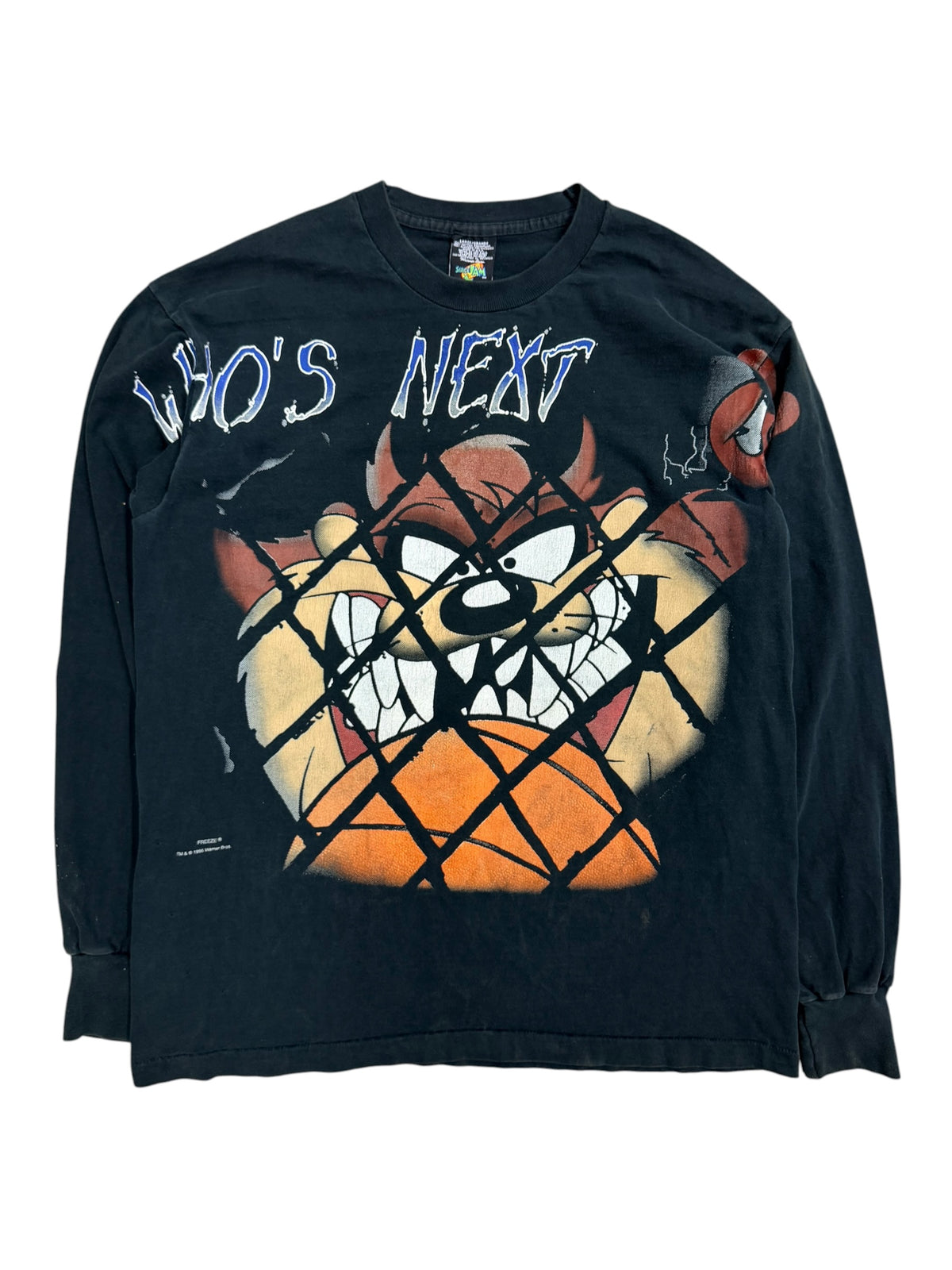 Vintage 1990s Tasmanian Devil Space Jam Long Sleeve Shirt XL