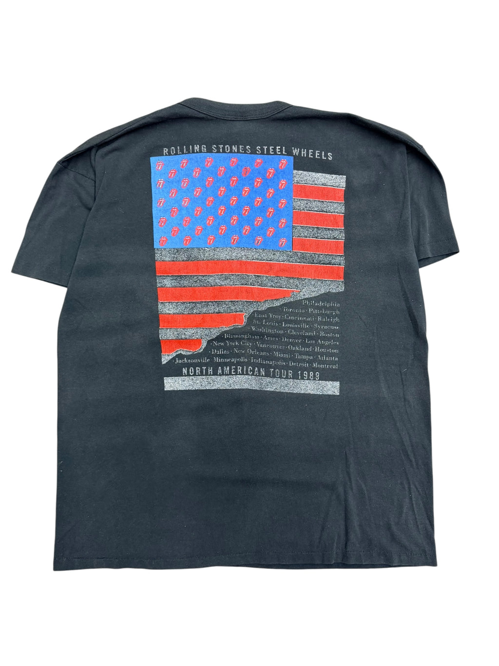 Vintage 1989 Rolling Stones North American Tour Shirt XL