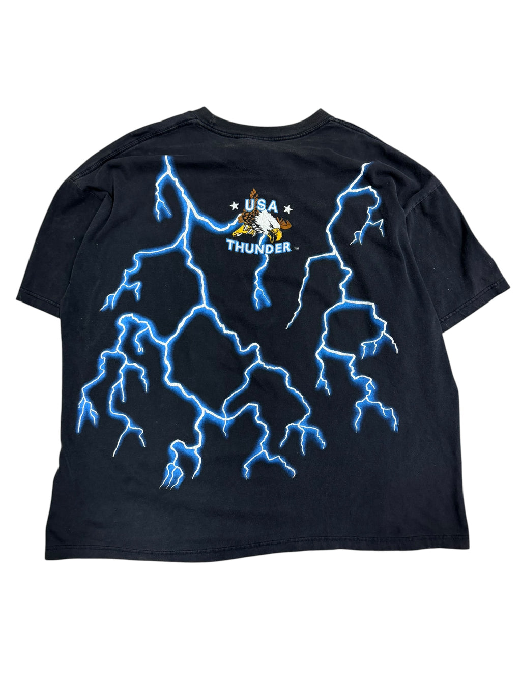 Vintage 1990s USA Thunder Indian Graphic Shirt 2XL