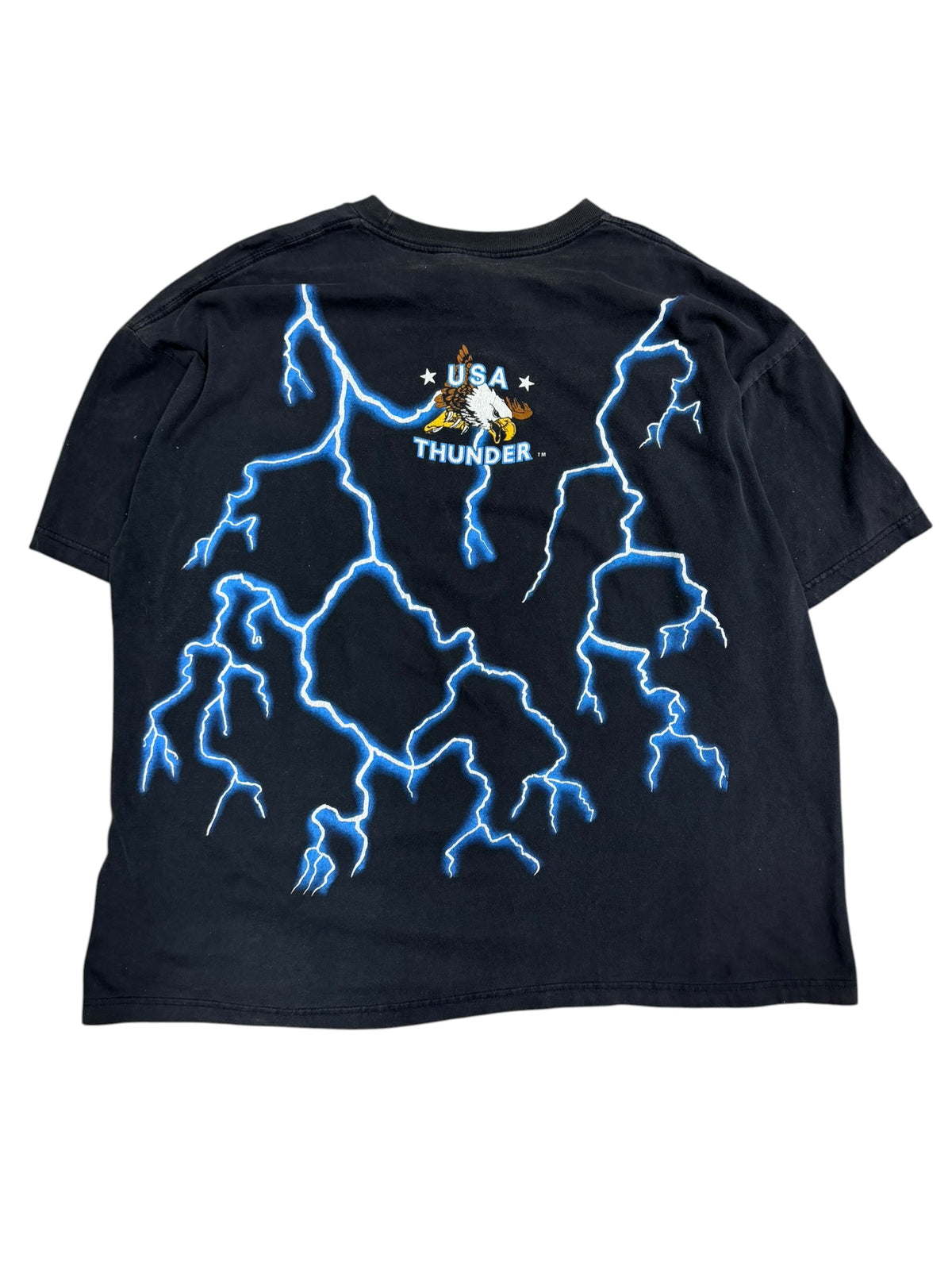 Vintage 1990s USA Thunder Indian Graphic Shirt 2XL