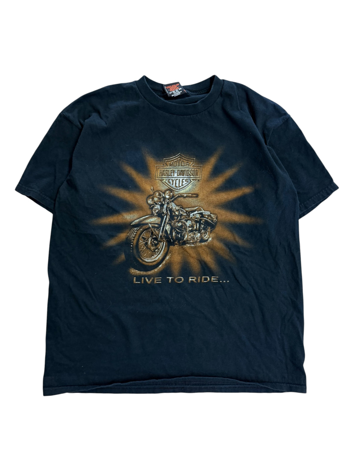 Vintage 2000s Harley Davidson Live To Ride Shirt XL