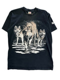 Vintage 1990s Wolf Nature Shirt Large