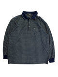 Vintage 1990s YSL Button Up Polo Shirt Medium