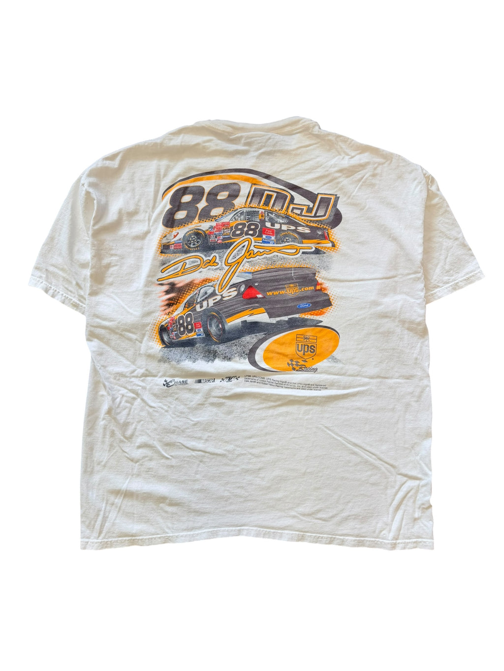 Vintage 1990s Dale Jarret UPS Nascar Shirt XL