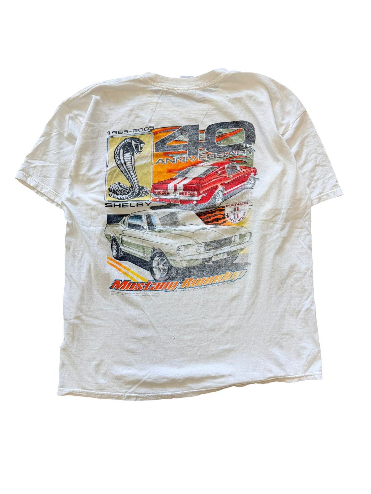 Vintage 2000s Shelby Mustang Car Graphic Shirt XL
