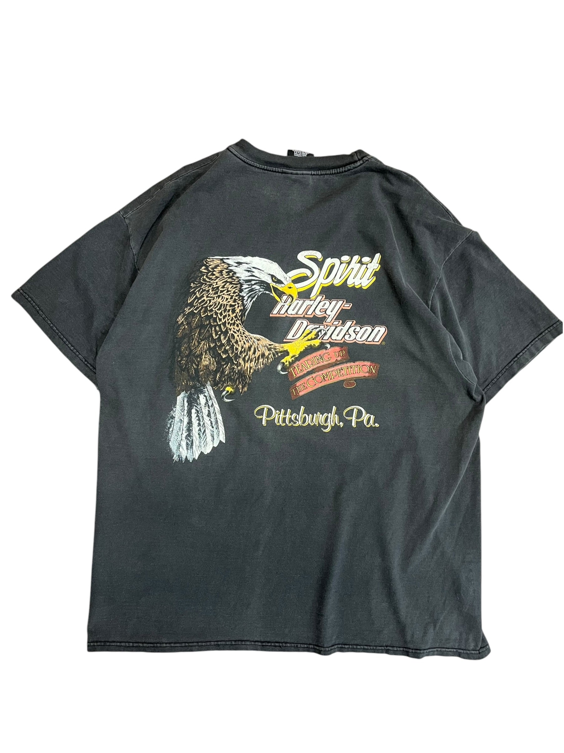 Vintage 90s Harley Davidson Pittsburgh PA. Shirt XL