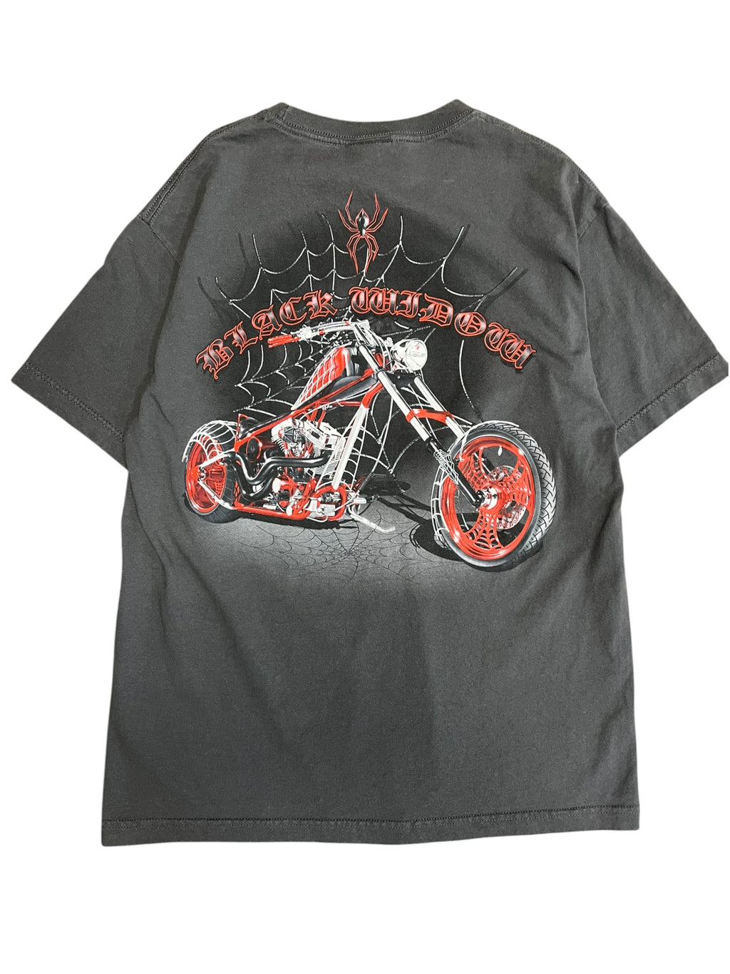 Vintage 2000s American choppers Black Widow shirt large