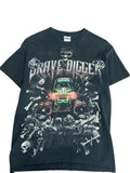 Vintage 2000s grave digger shirt medium