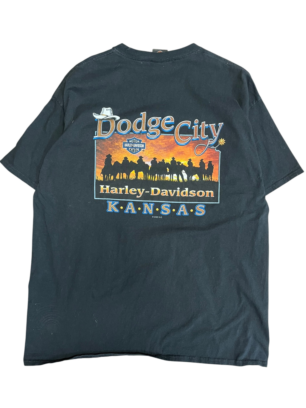 Vintage 2000s Harley Davidson Dodge City Shirt 2XL