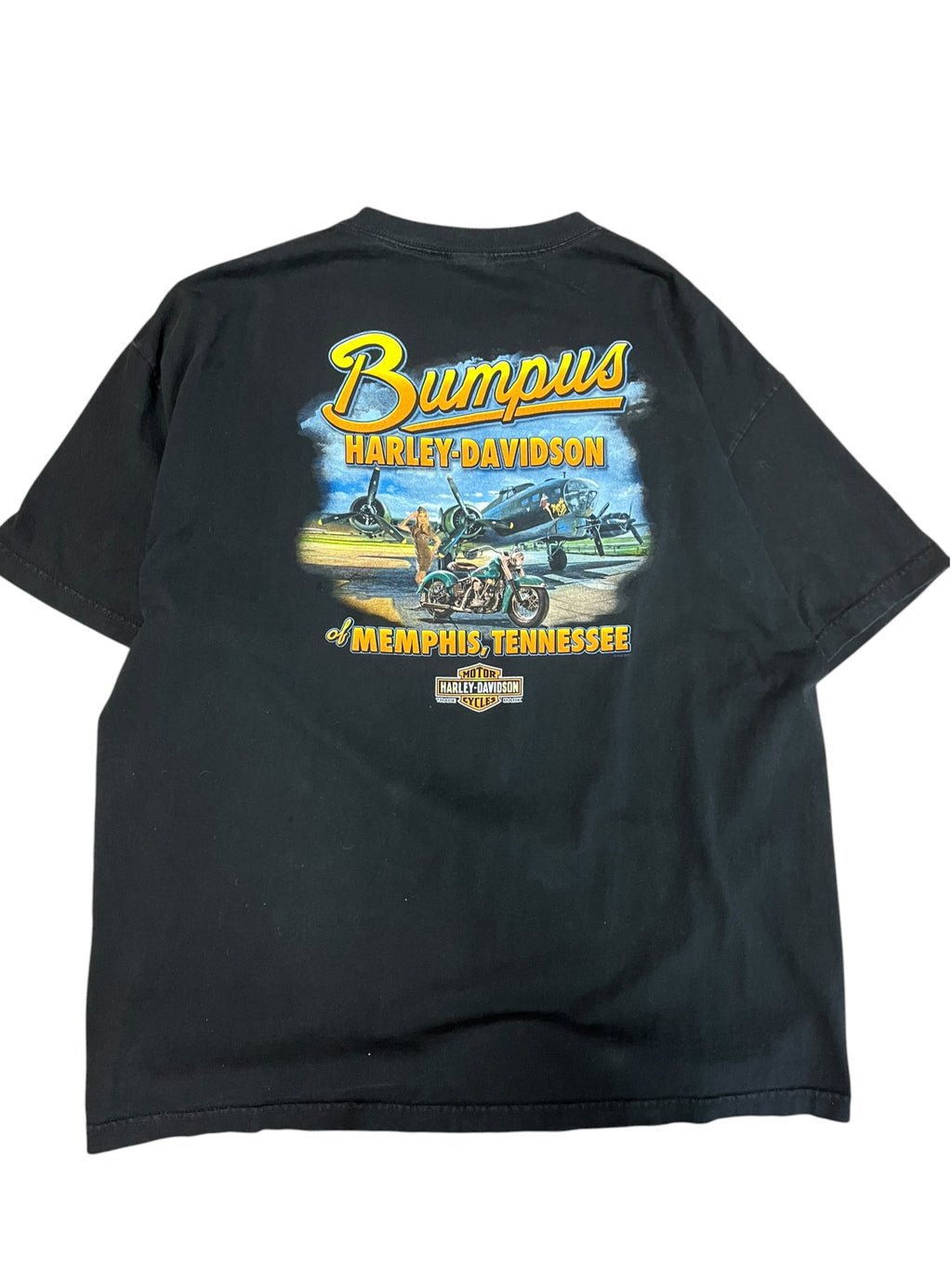 Vintage 2000s Harley Davidson Memphis, Tennessee shirt 2XL