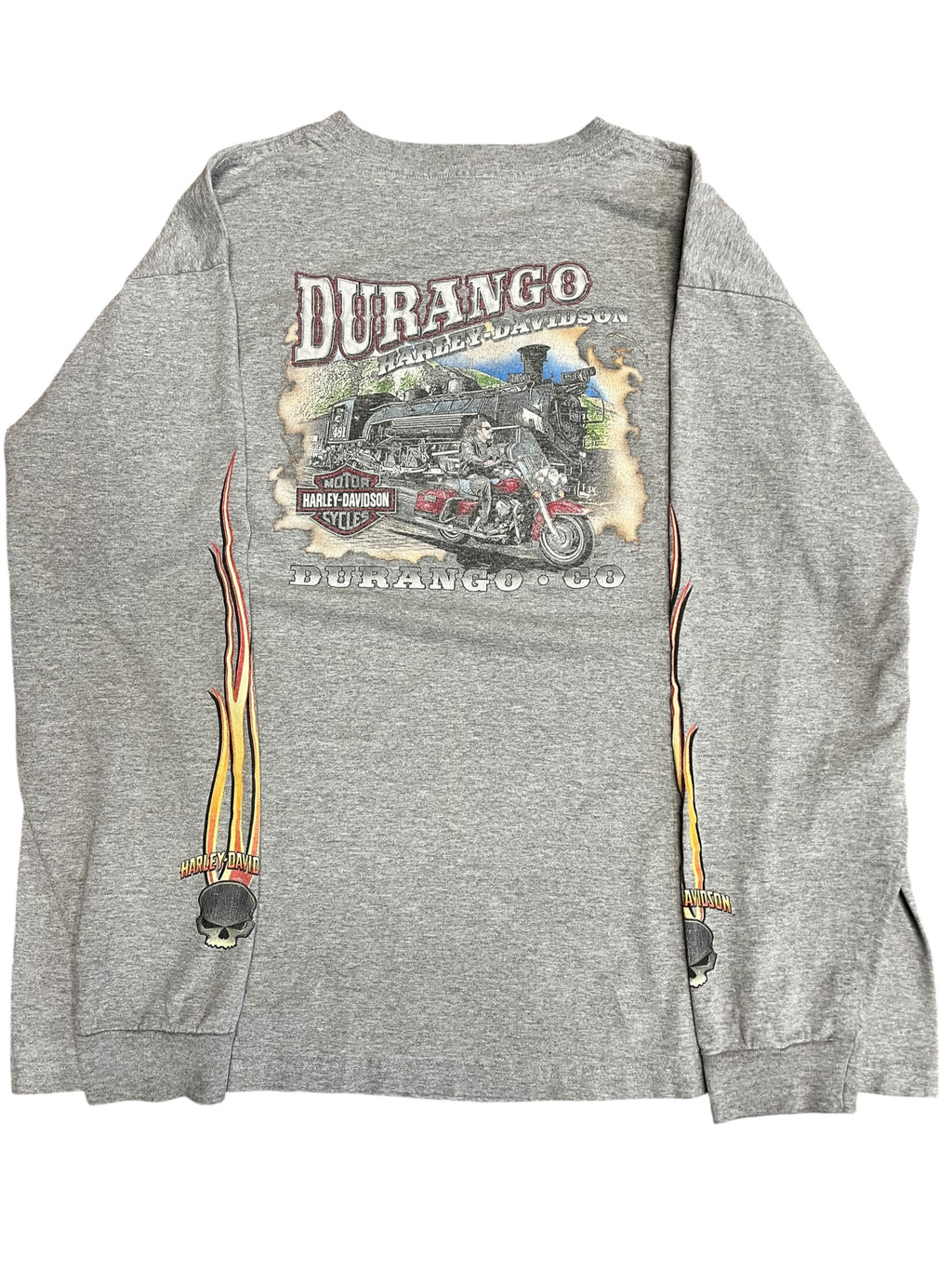 Vintage 2000s Harley Davidson Durango. CO long sleeve shirt 2XL