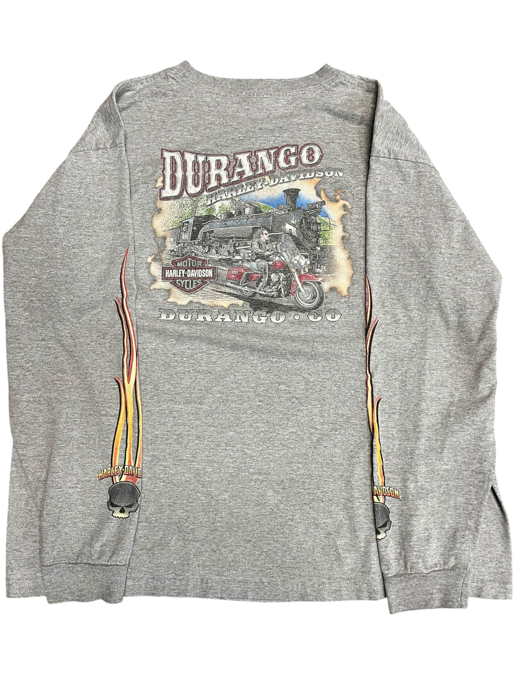 Vintage 2000s Harley Davidson Durango. CO long sleeve shirt 2XL