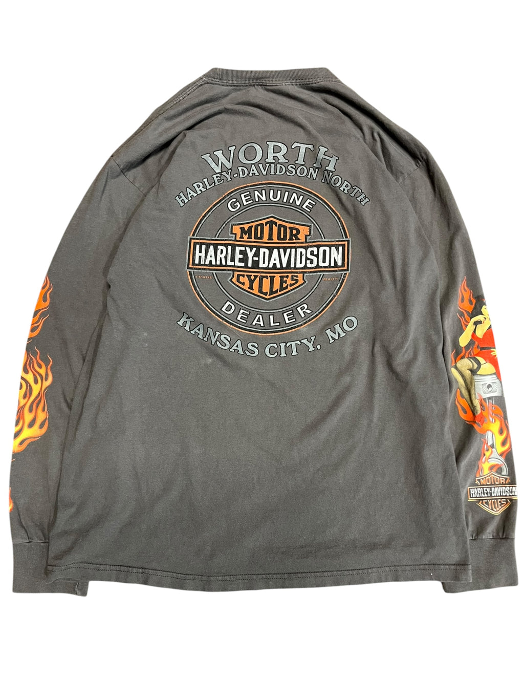 Vintage 2000s Harley’s Davidson Kansas City long sleeve shirt XL