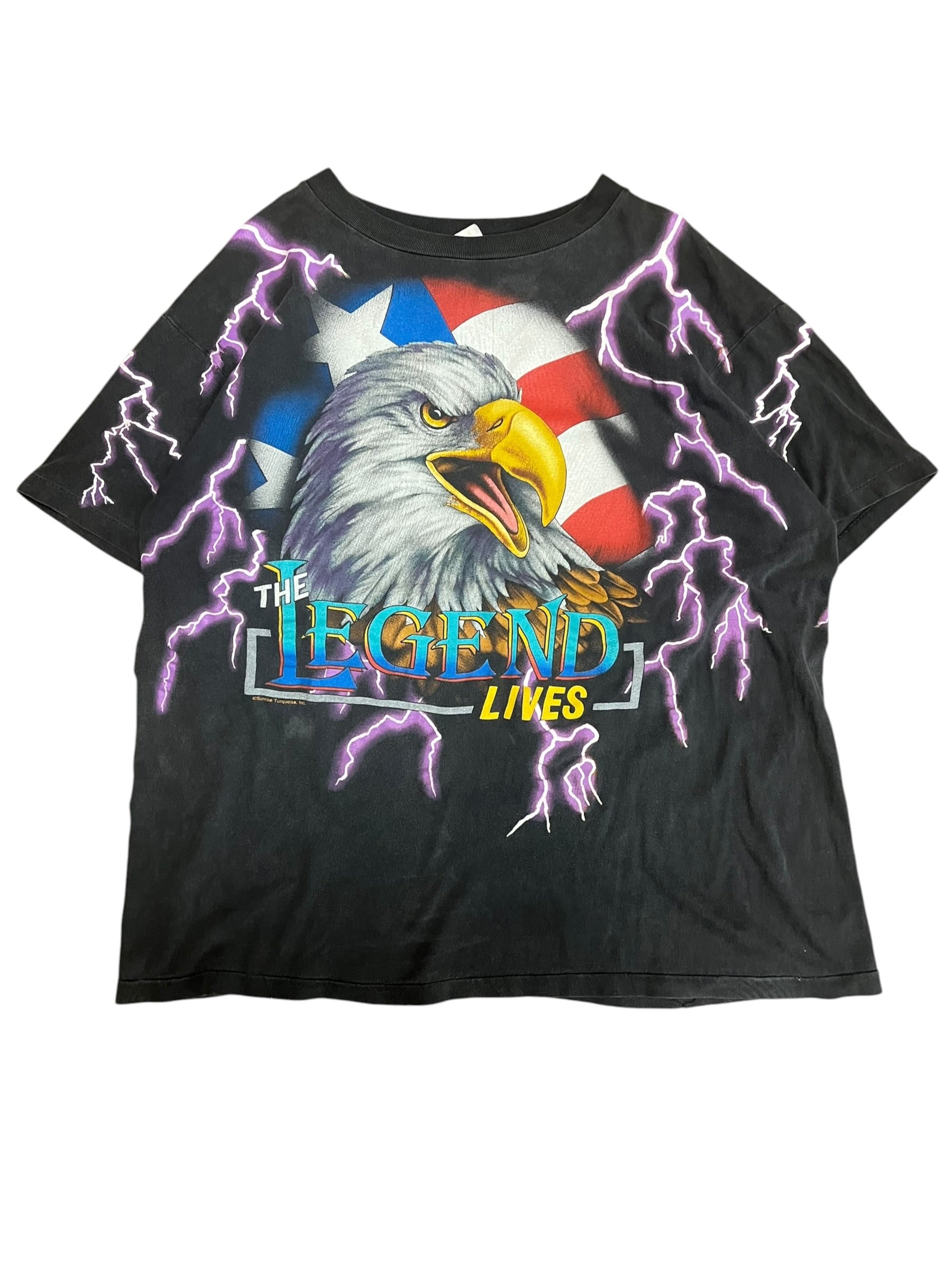 Vintage 90s American Thunder The Legend Lives shirt XL