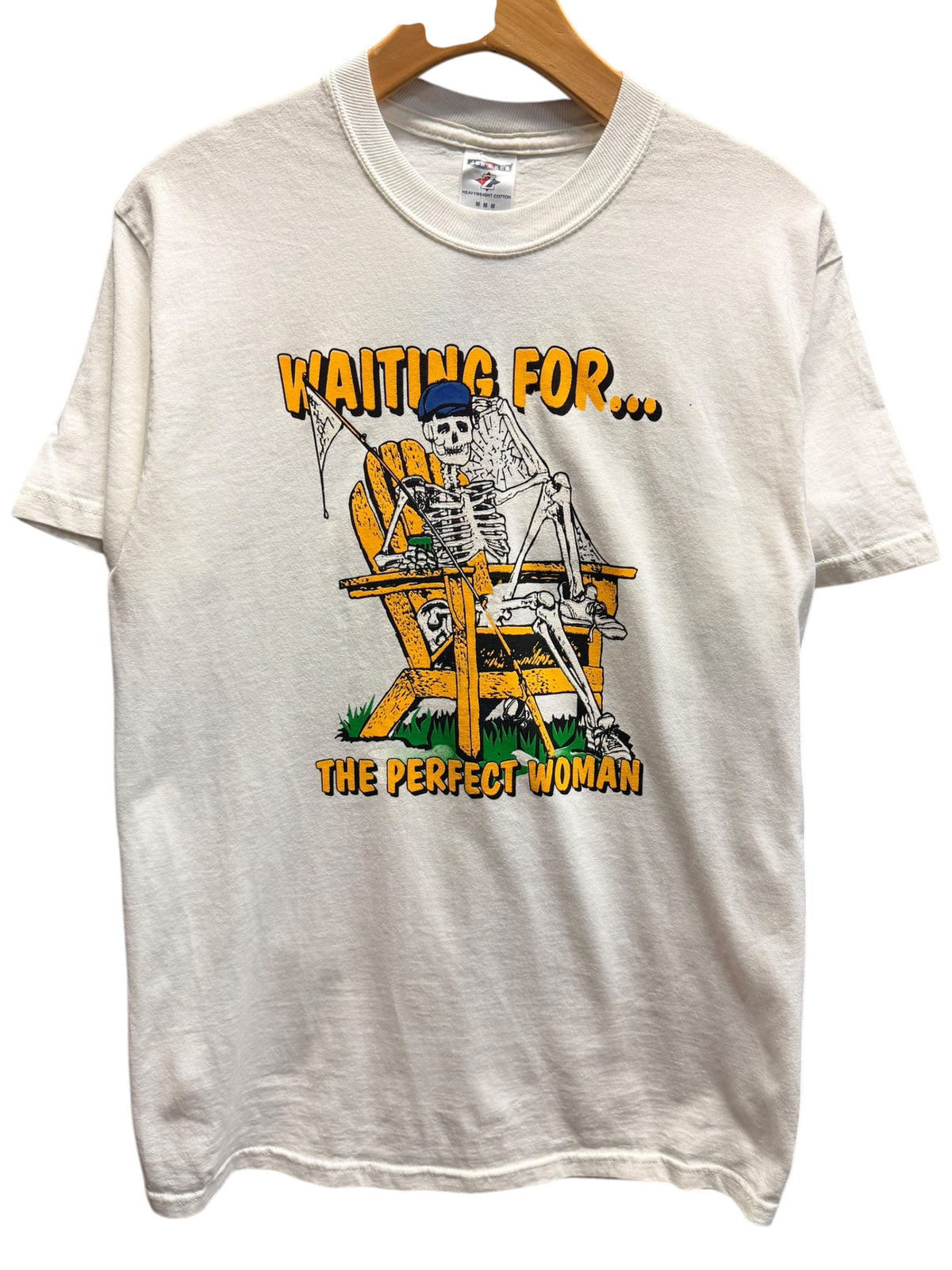 Vintage 1990s Waiting For The Perfect Womens Graphic Shirt Medium