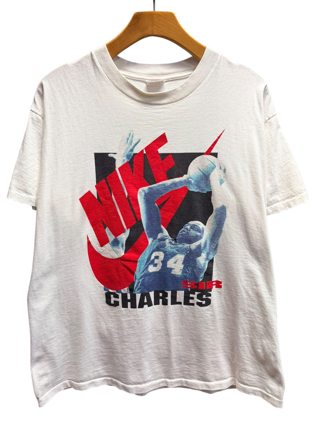 Vintage 1990s Nike Charles Barkley Wimps Graphic Shirt Large