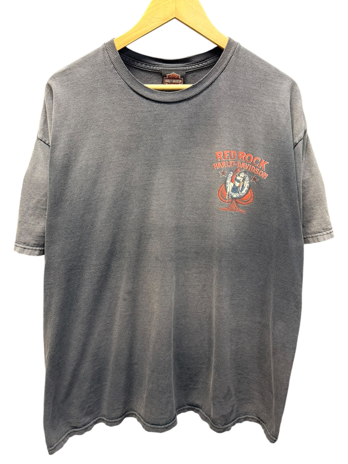 Vintage 2000s Harley Davidson Red Rock, FL Faded Shirt XL