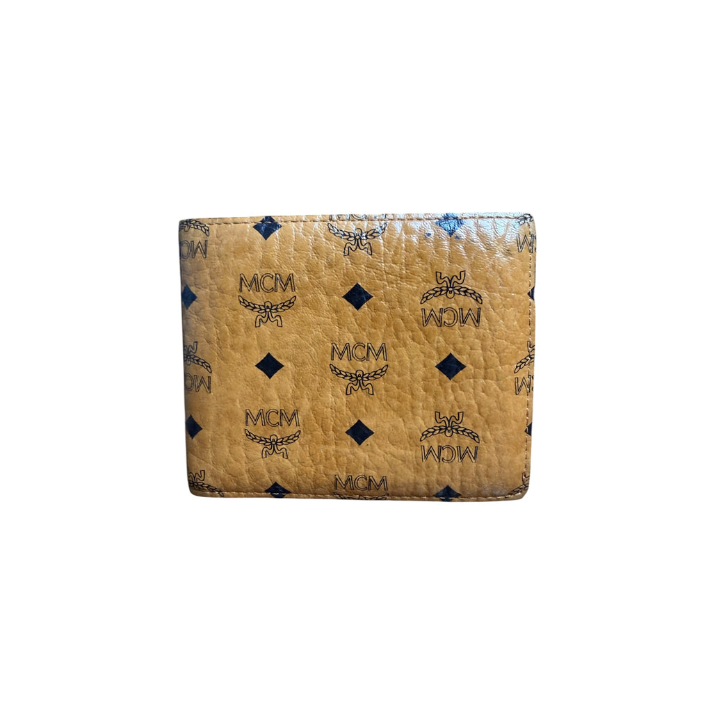 MCM Bi Fold Brown Wallet