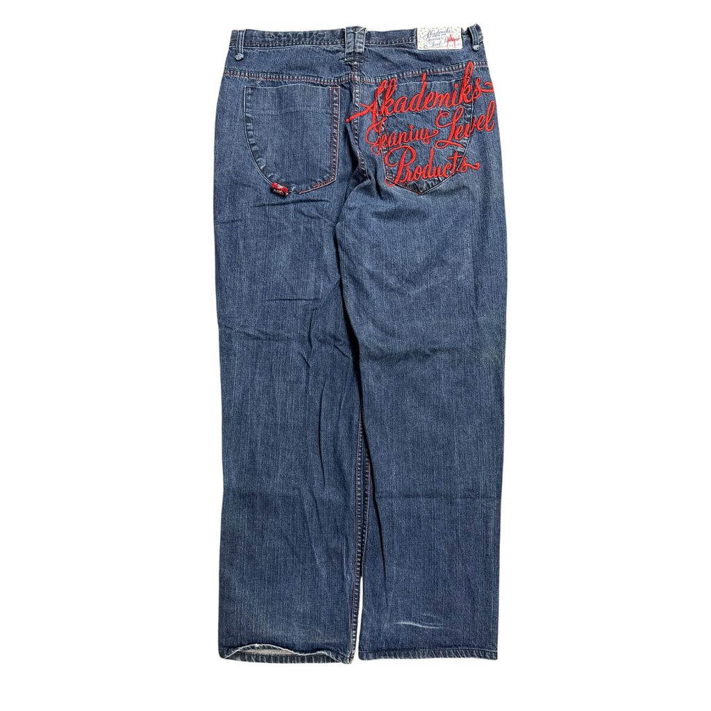 Vintage 2000s Akademiks Pocket Graphic Baggy Pants 40x33