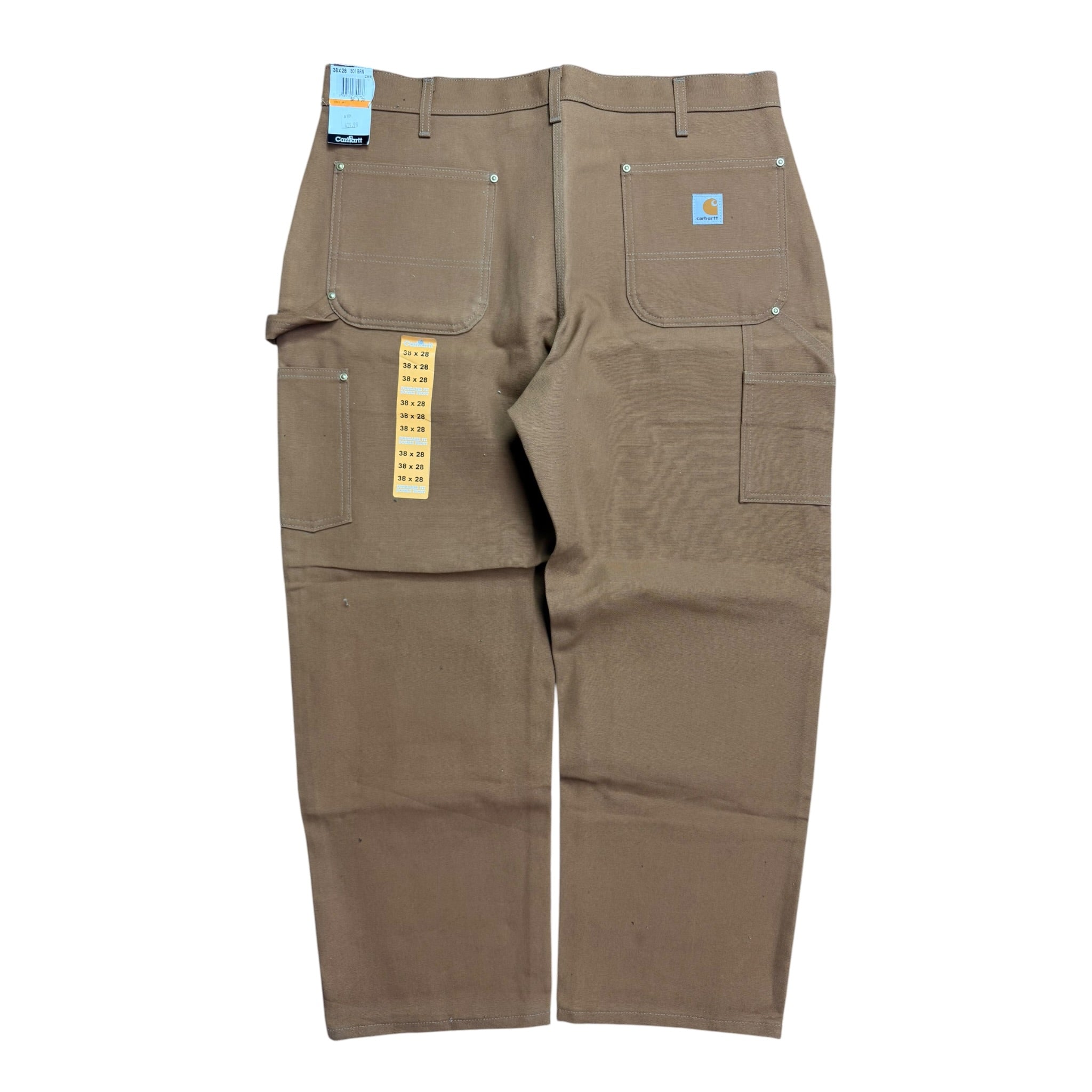 Vintage 2000s Carhartt Khaki Double Knee Pants NWT 38x28