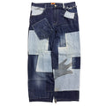 Vintage 2000s Bucker Pocket Patchwork Baggy Denim Pants 40x32