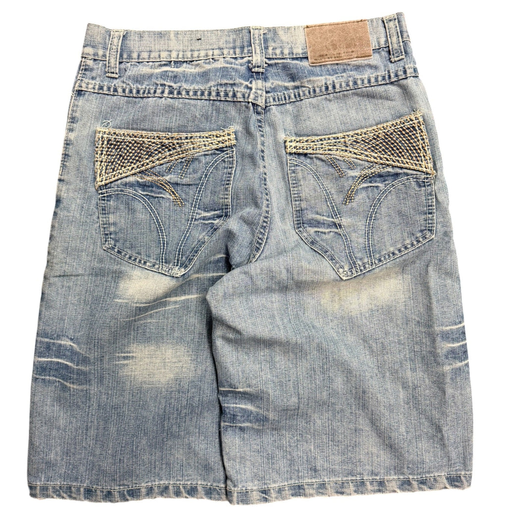 Vintage 2000s Lada Blue Baggy Denim Jorts 32W