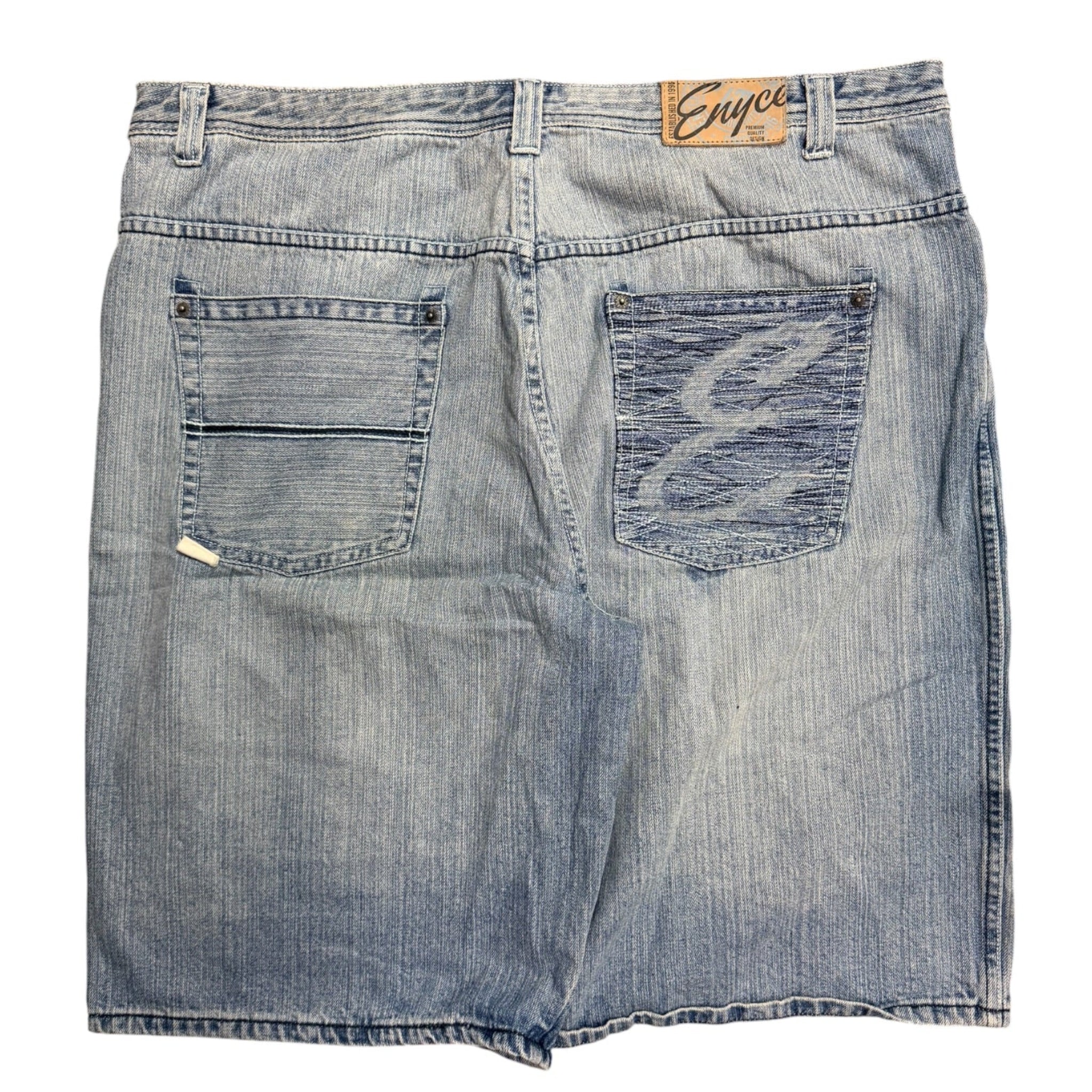Vintage 2000s Enyce Baggy Embroidered Denim Jorts 42W