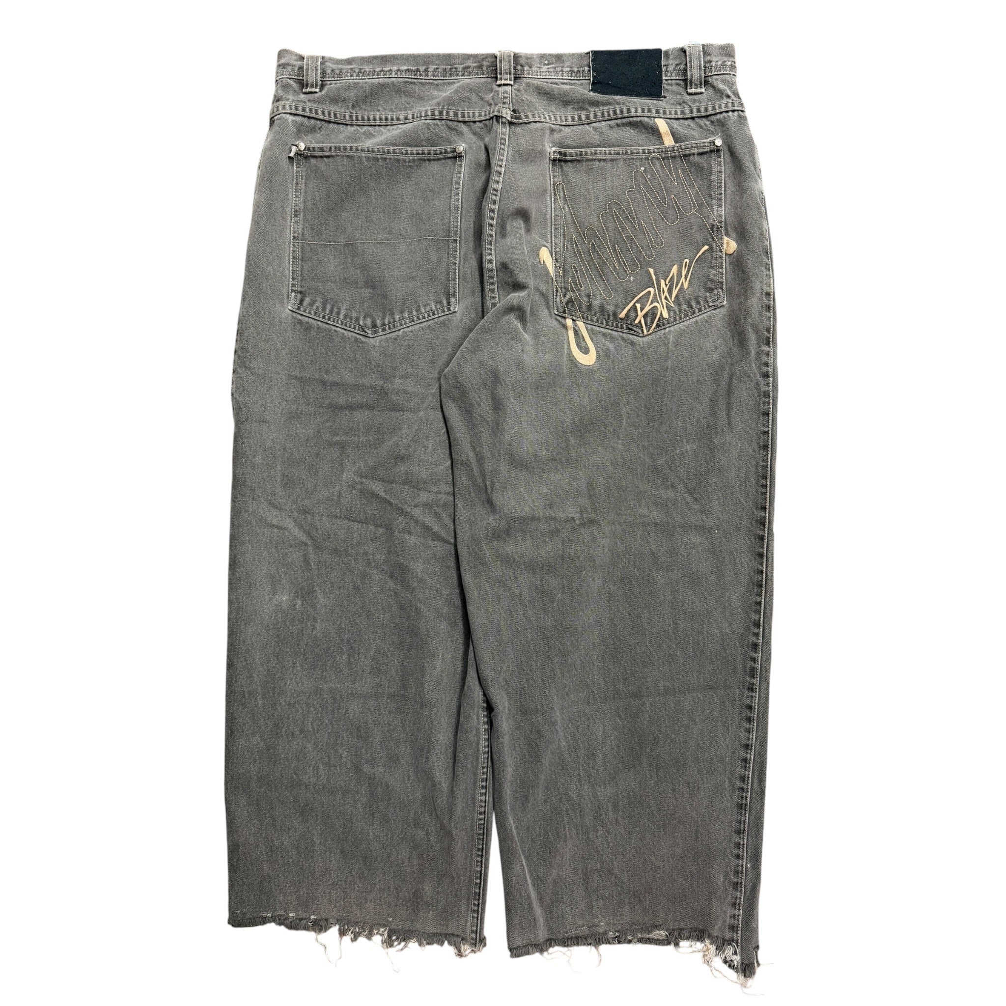 Vintage 2000s Johnny Blaze Black Baggy Denim Pants 42x30
