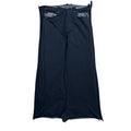 Diesel Industry Wide Leg Black Denim Covered Pants 32x32
