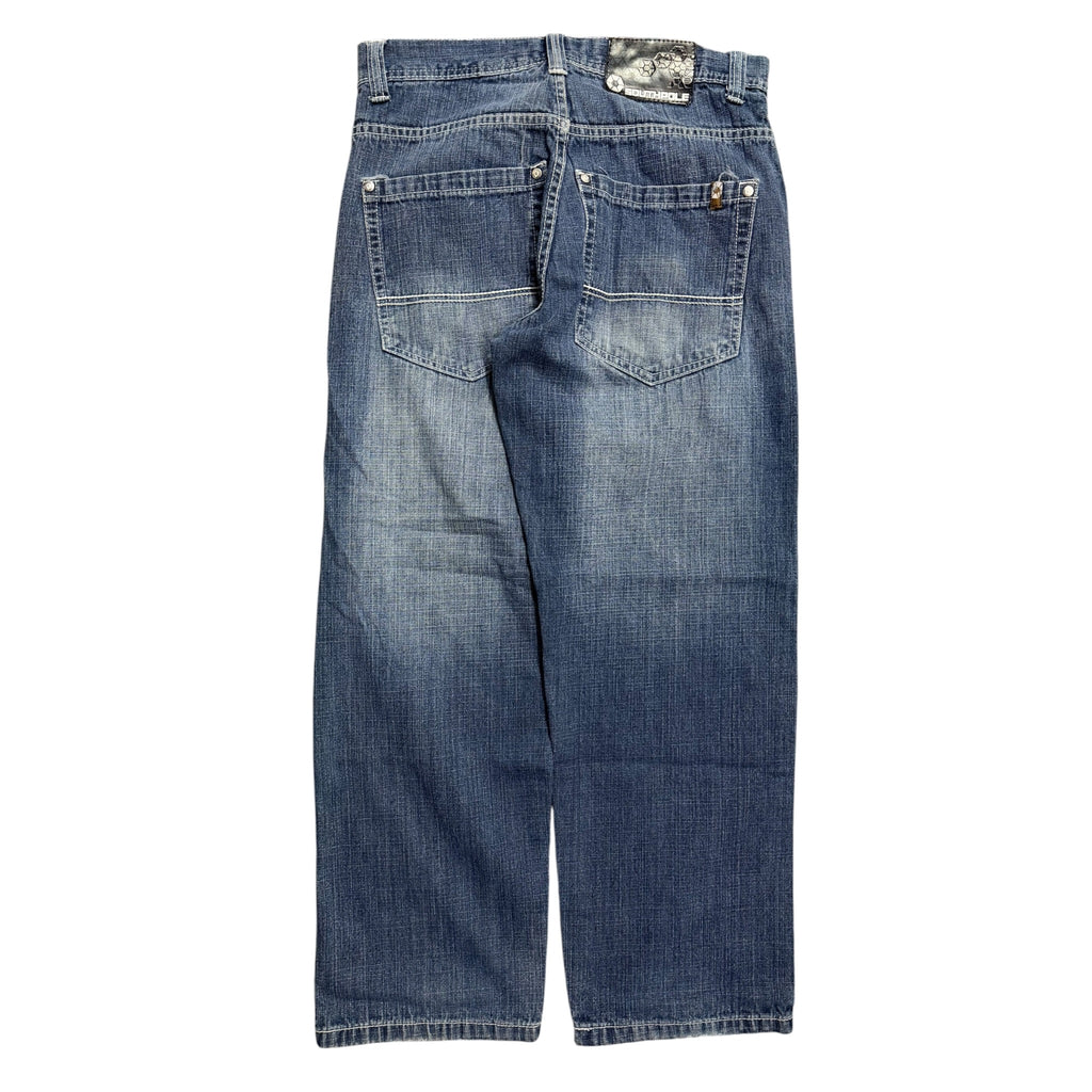 Vintage 2000s Southpole Baggy Blue Denim Pants 32x30