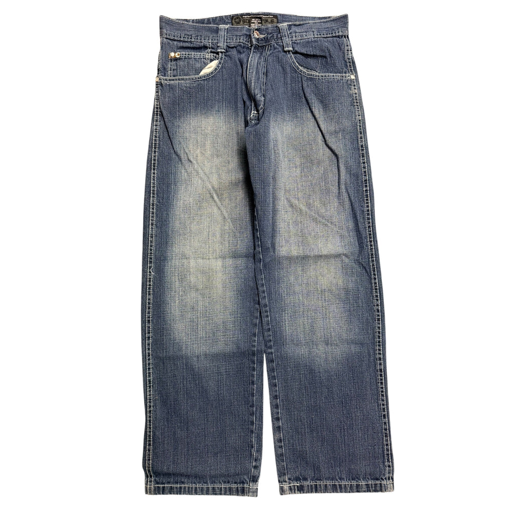 Vintage 2000s Southpole Baggy Blue Denim Pants 32x30